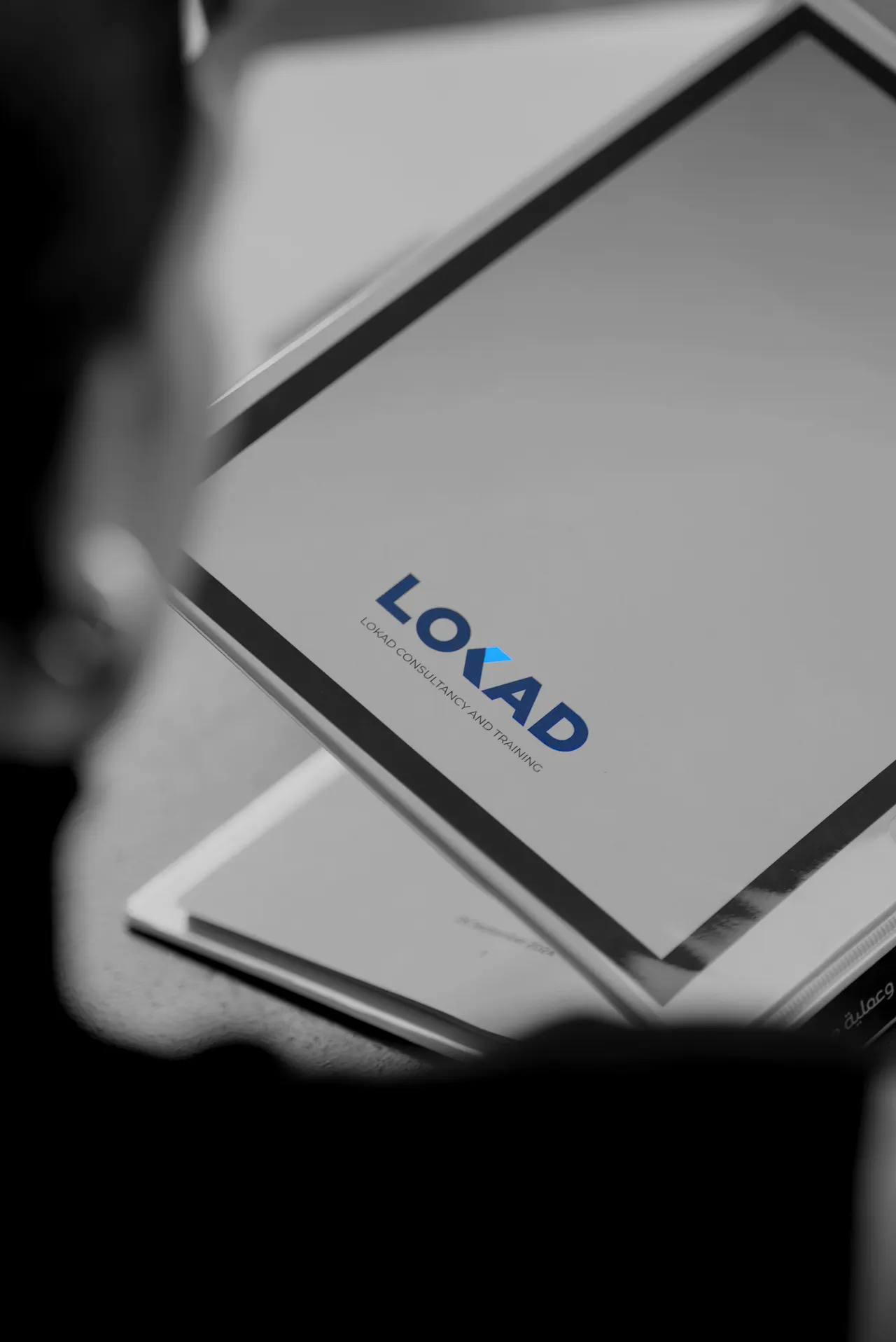 LOKAD folder on a table