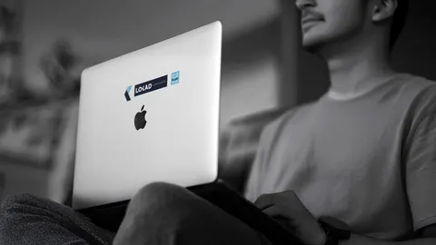 Laptop with a LOKAD sticker